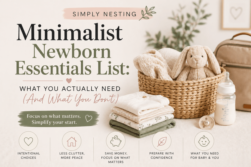 Minimalist Newborn Essentials List: What You Actually Need (And What You&nbsp;Don’t)