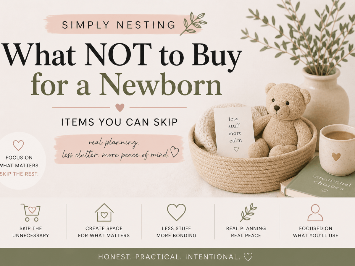 What NOT to Buy for a Newborn: Items You Can Skip (Based on Real&nbsp;Planning)